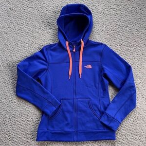 The North Face Hooded Zip Sweatshirt Lightweight Jacket Hoodie